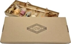 GIZMO Luxe Kattenspeeltjes Set - 7 Speeltjes - Interactieve Kattenhengel, Kattenspeelgoed & Speelmuisjes - Kitten Speeltjes -Merkloos Winkel 1200x753 1