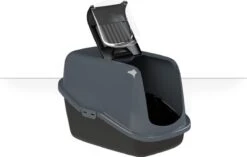 PeeWee EcoHus Kattenbak - Antraciet - 56 X 39 X 38 Cm -Merkloos Winkel 1200x761