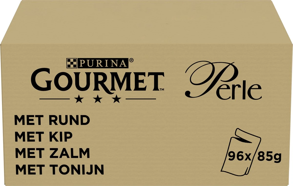 Purina One Gourmet Perle - Kattenvoer - Land En Zee - 96 X 85 Gram 10 Purina One Gourmet Perle - Kattenvoer - Land En Zee - 96 X 85 Gram - Afbeelding 10