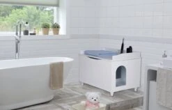 WONDERMAKE® Grote Kattenkast Houten Voor Kattenbak-box Kattentoilet, XL-kattenbak Dressoir Kastje, Designer Kattenhuis Met Kattenhol Kattenmand, Kasten Kast Voor Badkamer, 73,5 X 51,5 X 57 Cm, Wit 13 WONDERMAKE® Grote Kattenkast Houten Voor Kattenbak-box Kattentoilet, XL-kattenbak Dressoir Kastje, Designer Kattenhuis Met Kattenhol Kattenmand, Kasten Kast Voor Badkamer, 73,5 X 51,5 X 57 Cm, Wit -Merkloos Winkel 1200x770 2