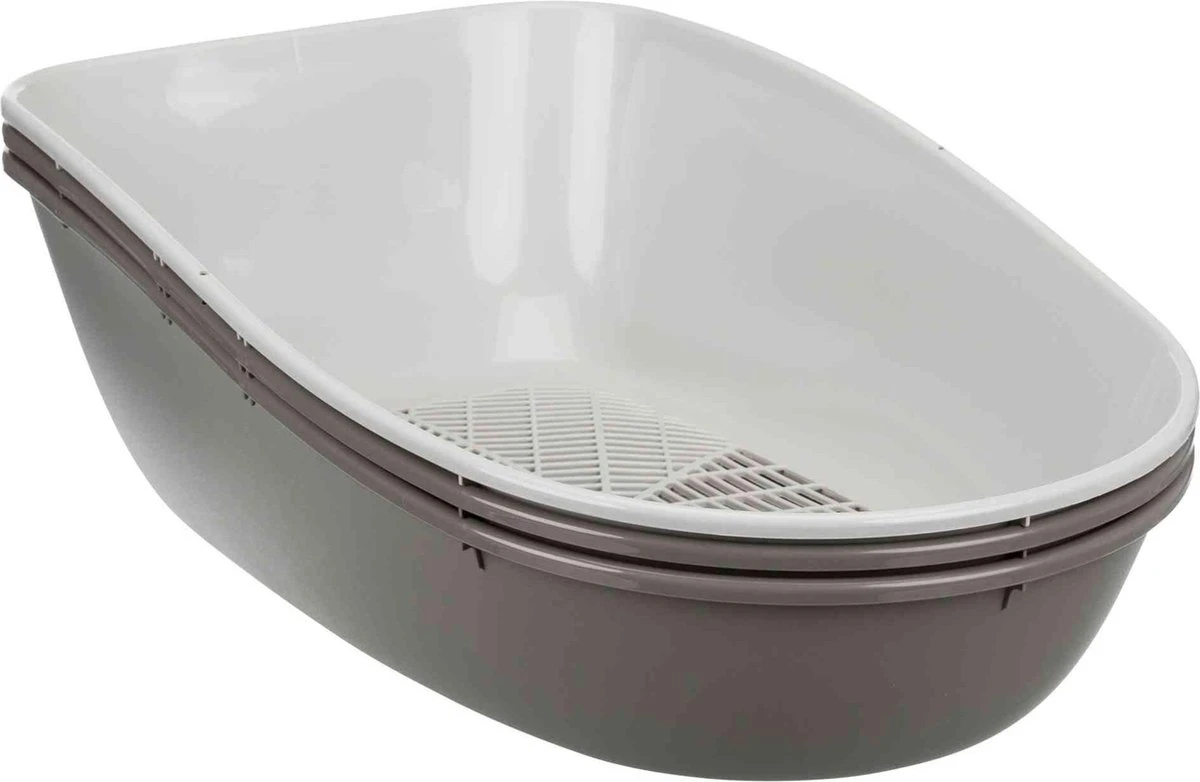 Trixie Berto Kattenbak Overdekt Met Zeef Scheidingssysteem Taupe - 59X39X42 CM 7 Trixie Berto Kattenbak Overdekt Met Zeef Scheidingssysteem Taupe - 59X39X42 CM - Afbeelding 7