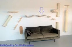 RHRQuality Wandmeubel Wandmontage Klimmuur Kat 53 X 43cm Luxe Hangmat XXL Creme Klim Wand Muur Krabpaal Katten Muurbevestiging -Merkloos Winkel 1200x786 1