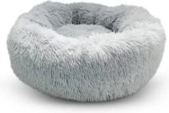 Snoozle Kattenmand - Zacht En Luxe Poezenmand - Kattenmandje Rond - Wasbaar - 100cm - XXL - Lichtgrijs -Merkloos Winkel 1200x802 2