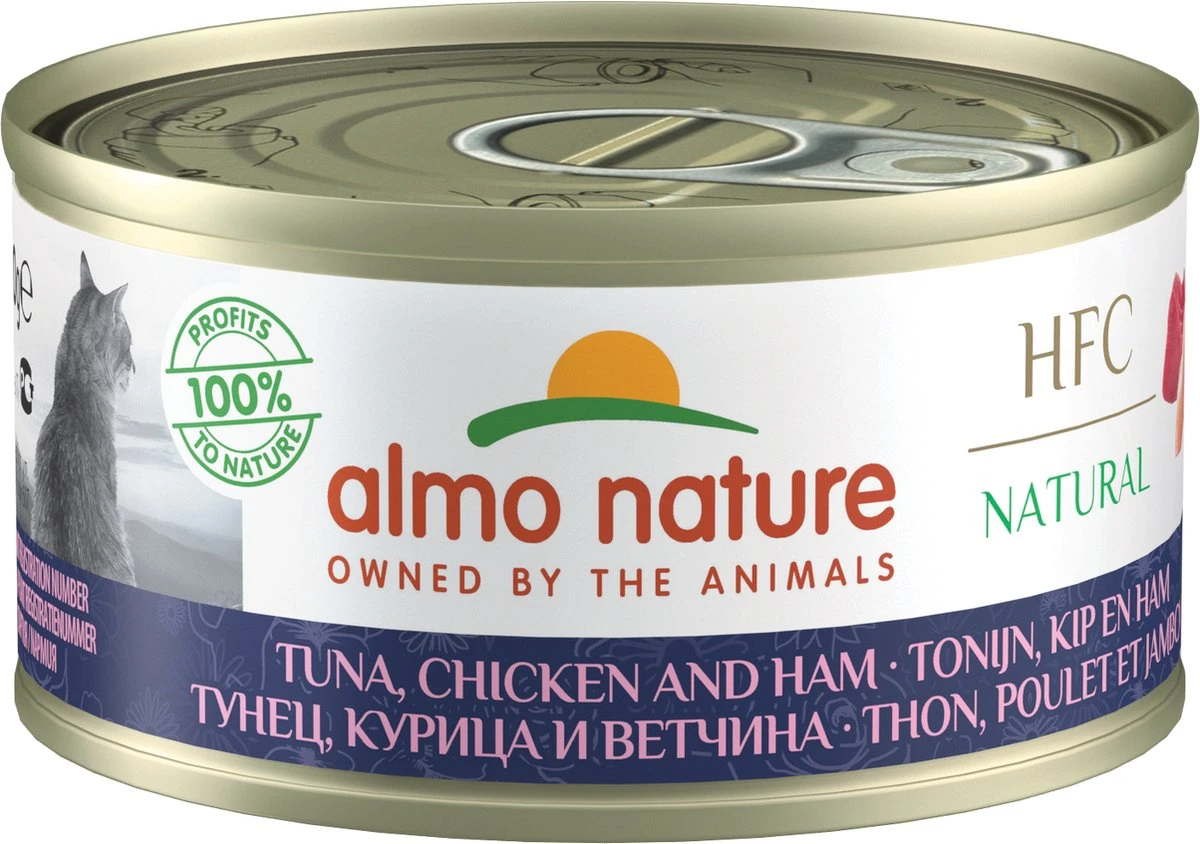 Almo Nature Natvoer Voor Katten - HFC Natural - 24 X 70g - Kippenborst - 24 X 70 Gram 6 Almo Nature Natvoer Voor Katten - HFC Natural - 24 X 70g - Kippenborst - 24 X 70 Gram - Afbeelding 6