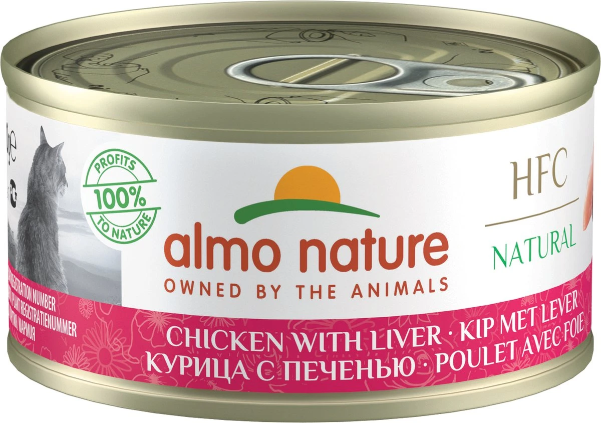 Almo Nature Natvoer Voor Katten - HFC Natural - 24 X 70g - Kippenborst - 24 X 70 Gram 11 Almo Nature Natvoer Voor Katten - HFC Natural - 24 X 70g - Kippenborst - 24 X 70 Gram - Afbeelding 11