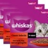 Whiskas 7+ Natvoer - Classic - Selectie In Saus - Maaltijdzakjes 48 X 85 G