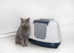 Moderna Flip Hoekkattenbak - Donkerblauw/Wit - 56 X 45 X 39 Cm 10 Moderna Flip Hoekkattenbak - Donkerblauw/Wit - 56 X 45 X 39 Cm -Merkloos Winkel 1200x859 4