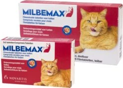 Milbemax Ontworming Tabletten Grote Kat 2 - 12 Kg 2 X 2 Tabletten -Merkloos Winkel 1200x860