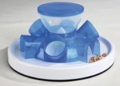 TRIXIE Kattenspeelgoed Tunnel Feeder Strategiespel - Blauw -Merkloos Winkel 1200x864 2