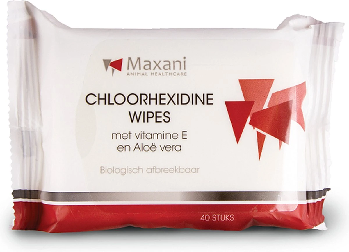 Maxani Chloorhexidine Doekjes - 40 Stuks 1 Maxani Chloorhexidine Doekjes - 40 Stuks