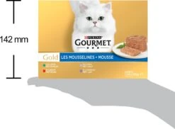 Gourmet Gold Mousse - Kattenvoer Natvoer - Met Konijn, Rund, Kalf, Lam - 96 X 85 Gr -Merkloos Winkel 1200x882