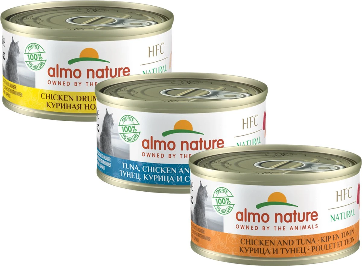 Almo Nature Natvoer Voor Katten - HFC Natural - 24 X 70g - Kippenborst - 24 X 70 Gram 10 Almo Nature Natvoer Voor Katten - HFC Natural - 24 X 70g - Kippenborst - 24 X 70 Gram - Afbeelding 10
