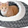 Trixie Kattenmand Iglo Kaline Grijs / Creme - 41X35X26 CM