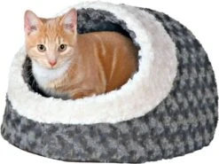 Trixie Kattenmand Iglo Kaline Grijs / Creme - 41X35X26 CM