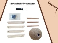 Janse Katten Krab Bal - Katten Speelgoed - Krabmeubel - Kattenkrabpaal - Krabplank - Krabbal - Kattenspeeltje - Krabbol - Inclusief Kattenkruid 9 Janse Katten Krab Bal - Katten Speelgoed - Krabmeubel - Kattenkrabpaal - Krabplank - Krabbal - Kattenspeeltje - Krabbol - Inclusief Kattenkruid -Merkloos Winkel 1200x903