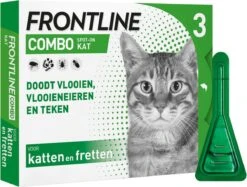 Frontline Combo Anti Vlooienmiddel En Tekenmiddel Kat - 3 Pipetten -Merkloos Winkel 1200x909