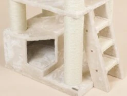 RHRQuality Corner Coon Krabpaal Voor Grote Katten - 60 X 56 X 151 Cm - Crème -Merkloos Winkel 1200x909 5