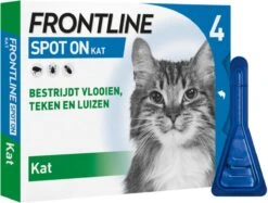 Frontline Spot On - Kat -Tegen Vlooien En Teken - 4 Pipetten -Merkloos Winkel 1200x910 1