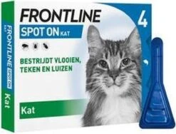Frontline Spot On - Kat -Tegen Vlooien En Teken - 4 Pipetten -Merkloos Winkel 1200x915