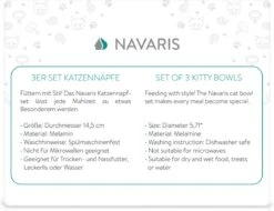 Navaris Voerbakjes Voor Katten - Set Van 3 Voer- En Waterbakken - Met Kattenkopjes Vorm - Antislip - Etensbakjes In Grijs, Wit En Zwart 12 Navaris Voerbakjes Voor Katten - Set Van 3 Voer- En Waterbakken - Met Kattenkopjes Vorm - Antislip - Etensbakjes In Grijs, Wit En Zwart -Merkloos Winkel 1200x921 2