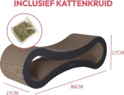 Snoozle Loop Krabpaal Voor Katten - Zwart - 86cm - Krabmeubel Voor Grote Katten - Karton 17 Snoozle Loop Krabpaal Voor Katten - Zwart - 86cm - Krabmeubel Voor Grote Katten - Karton -Merkloos Winkel 1200x923 4