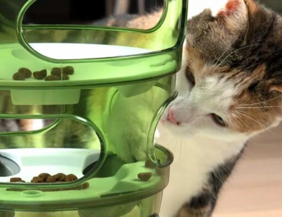 Cat-It Senses 2.0 Food Tree - Wit/Groen - Voerbak - Ø 35 Cm 7 Cat-It Senses 2.0 Food Tree - Wit/Groen - Voerbak - Ø 35 Cm - Afbeelding 7