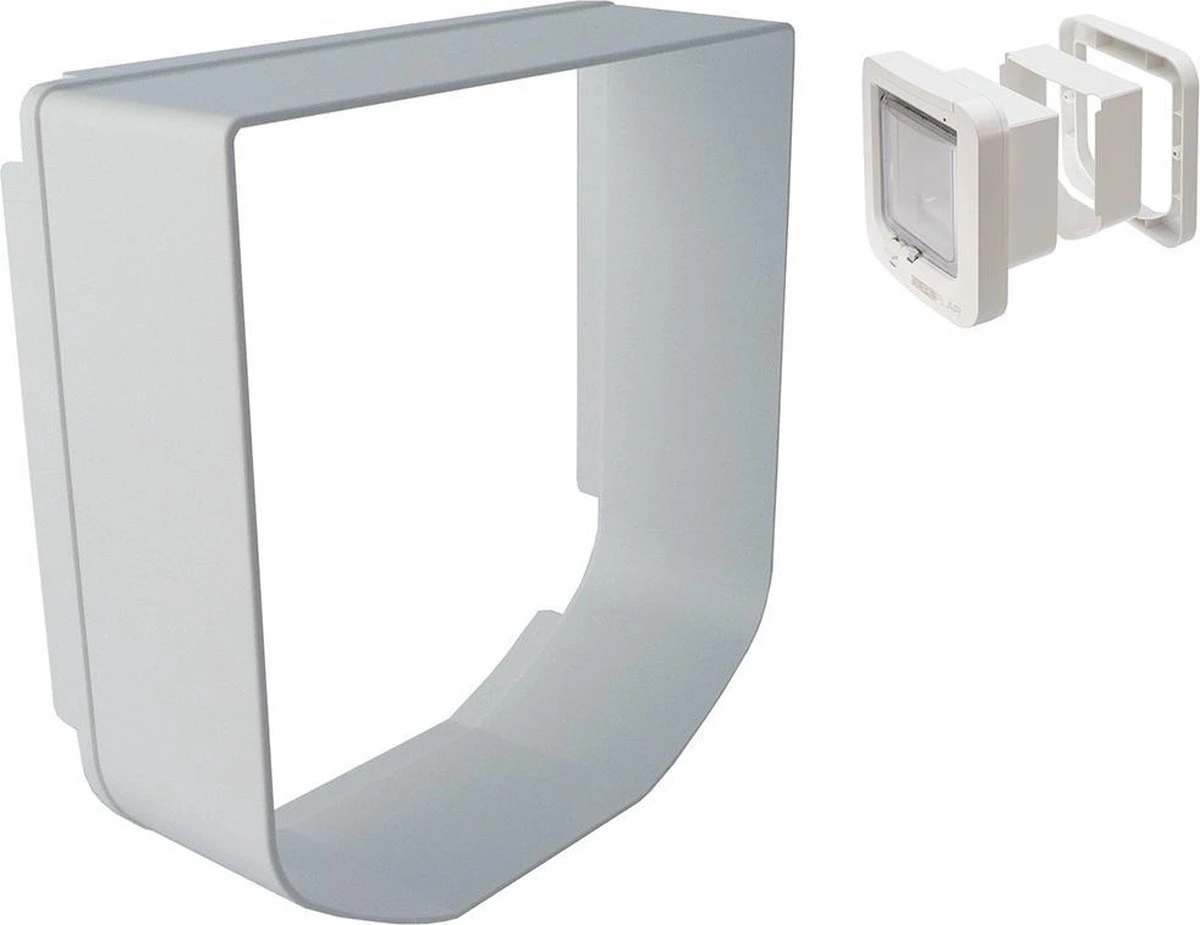 SureFlap Tunnelverlenging - Kattenluik - Wit - M - 14 X 12 Cm 1 SureFlap Tunnelverlenging - Kattenluik - Wit - M - 14 X 12 Cm