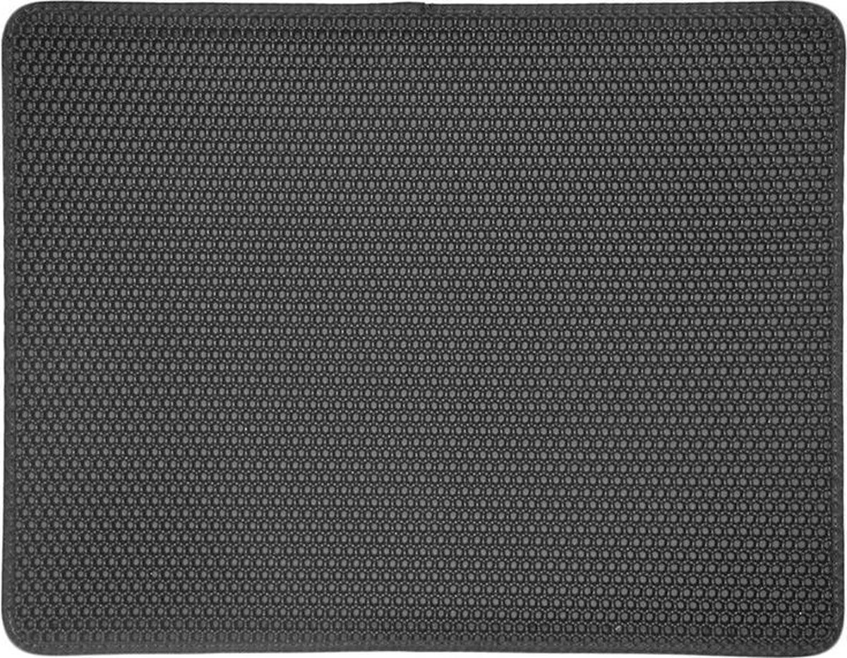 Nixnix - Kattenbakmat - 40 X 50 Cm - Waterdicht - Dubbele Laag - Honingraatstructuur - Uitloopmat - Placemat Kat - Schoonloopmat Kattenbak - Kattenbak Accessoires - Katten Grit Opvanger - Katten Mat 2 Nixnix - Kattenbakmat - 40 X 50 Cm - Waterdicht - Dubbele Laag - Honingraatstructuur - Uitloopmat - Placemat Kat - Schoonloopmat Kattenbak - Kattenbak Accessoires - Katten Grit Opvanger - Katten Mat - Afbeelding 2