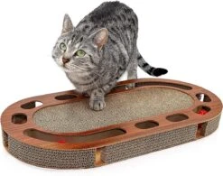 Pfotenolymp® Kattenspeelplaats 57 X 30 X 5 Cm - Interactief Kattenspeelgoed/krabplank Van Golfkarton - Krabplank - Voedselspeeltje Met Speelbal & Kattenkruid/krabplank Voor Katten 11 Pfotenolymp® Kattenspeelplaats 57 X 30 X 5 Cm - Interactief Kattenspeelgoed/krabplank Van Golfkarton - Krabplank - Voedselspeeltje Met Speelbal & Kattenkruid/krabplank Voor Katten -Merkloos Winkel 1200x948 3