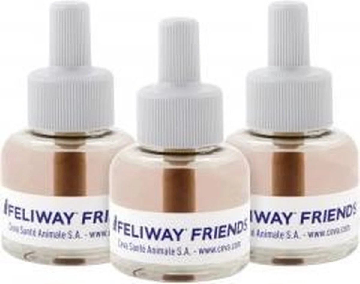 Feliway Friends - Navulling - 3 X 48 Ml 3 Feliway Friends - Navulling - 3 X 48 Ml - Afbeelding 3