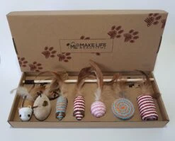 Make Life Beautiful® - Kattenspeeltjes Set - 7-delig - Kattenspeelgoed - Kattenhengel - Speelmuisjes - Kattenspeelgoed Set 18 Make Life Beautiful® - Kattenspeeltjes Set - 7-delig - Kattenspeelgoed - Kattenhengel - Speelmuisjes - Kattenspeelgoed Set -Merkloos Winkel 1200x968 4