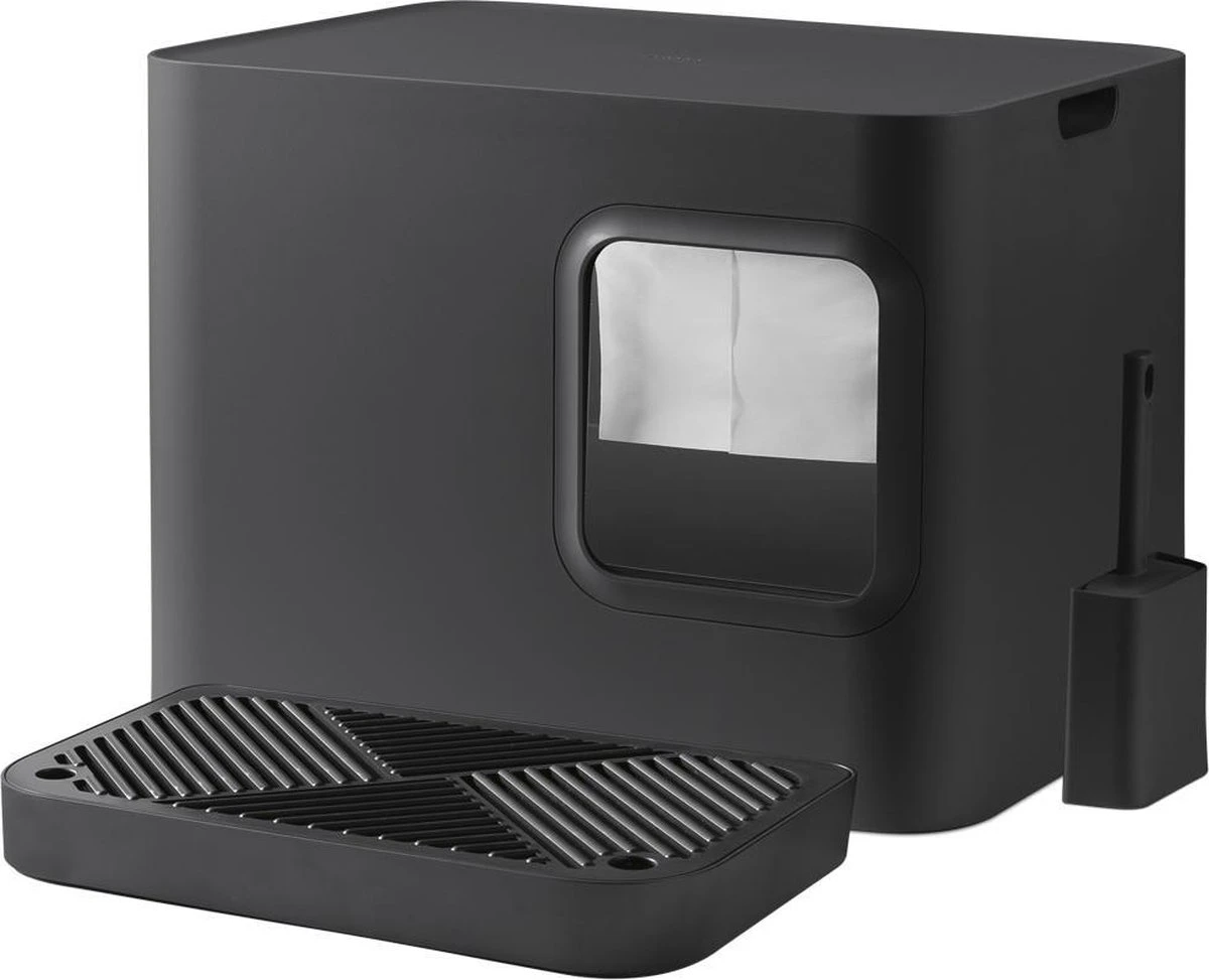 Hoopo® Dome Plus Kattenbak Grijs - Kattenbak - Kattenbakschep - 50x37.5x38cm - Grote Kattenbak 3 Hoopo® Dome Plus Kattenbak Grijs - Kattenbak - Kattenbakschep - 50x37.5x38cm - Grote Kattenbak - Afbeelding 3