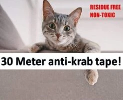 Merkloos Meubelbeschermer - Krab Bescherming - Anti Krabben - Trainingstape - 30 Meter Lang - Bescherming Voor Meubels - Meubelbescherming - Diervriendelijk Trainingstape - Tegen Krabschade - 10 Cm X 30 Meter - XXL Voordeel