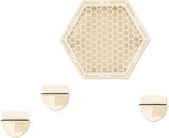 Navaris Katten Klimwand 4-delige Set - Katten Klimmuur Voor Binnenshuis - Kattenmeubel Met Wandmontage - Met Drie Plankjes Voor Meer Klimplezier -Merkloos Winkel 1200x979 3