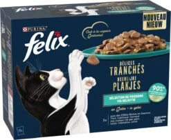 Felix Heerlijke Plakjes Vis Selectie Kattenvoer Nat 4(12x80g) -Merkloos Winkel 1200x984 5