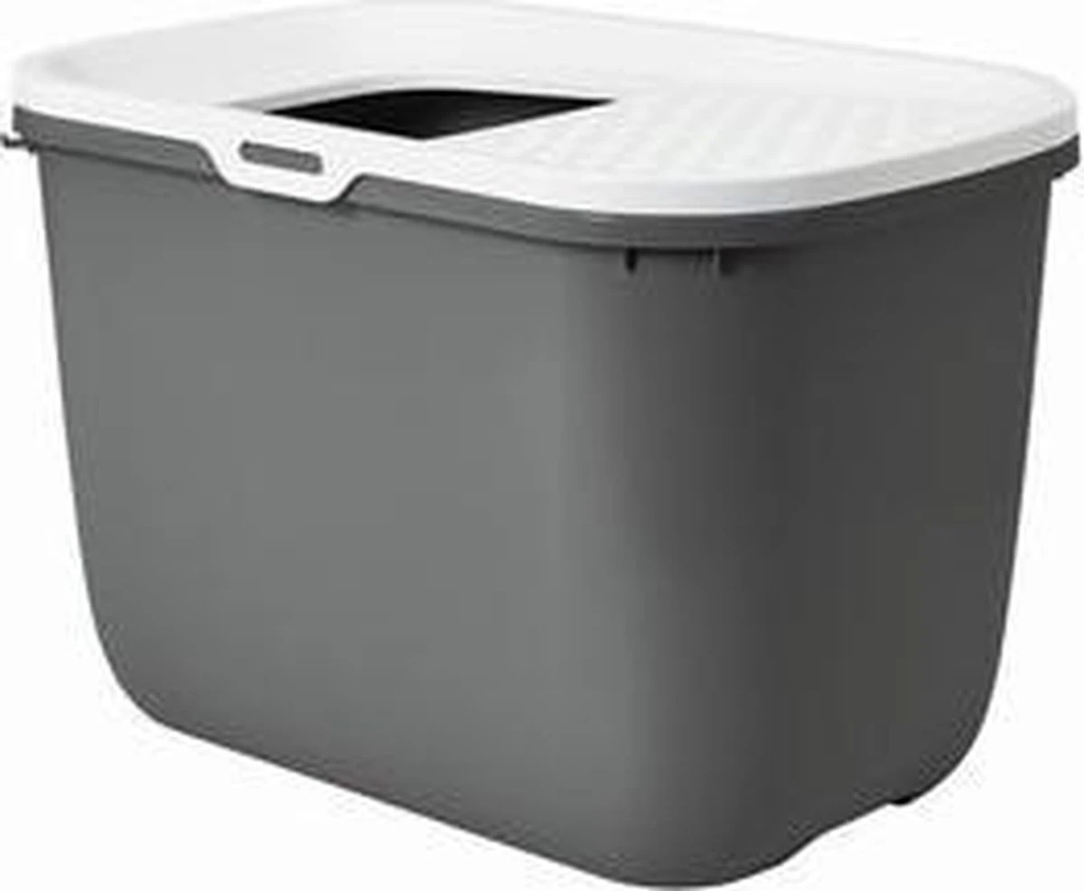 Savic Hop In - Kattenbak - Grijs - 58,5 X 39 X 39,5 Cm 10 Savic Hop In - Kattenbak - Grijs - 58,5 X 39 X 39,5 Cm - Afbeelding 10