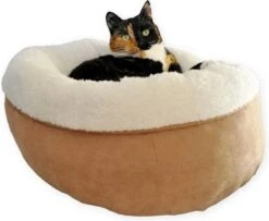 All For Paws Donut Bed – Kattenmand – Biedt Warmte En Comfort Voor Katten Of Kleine Honden – Ø 45cm – Beige – Wasbaar Met De Hand 11 All For Paws Donut Bed – Kattenmand – Biedt Warmte En Comfort Voor Katten Of Kleine Honden – Ø 45cm – Beige – Wasbaar Met De Hand -Merkloos Winkel 1200x986 2