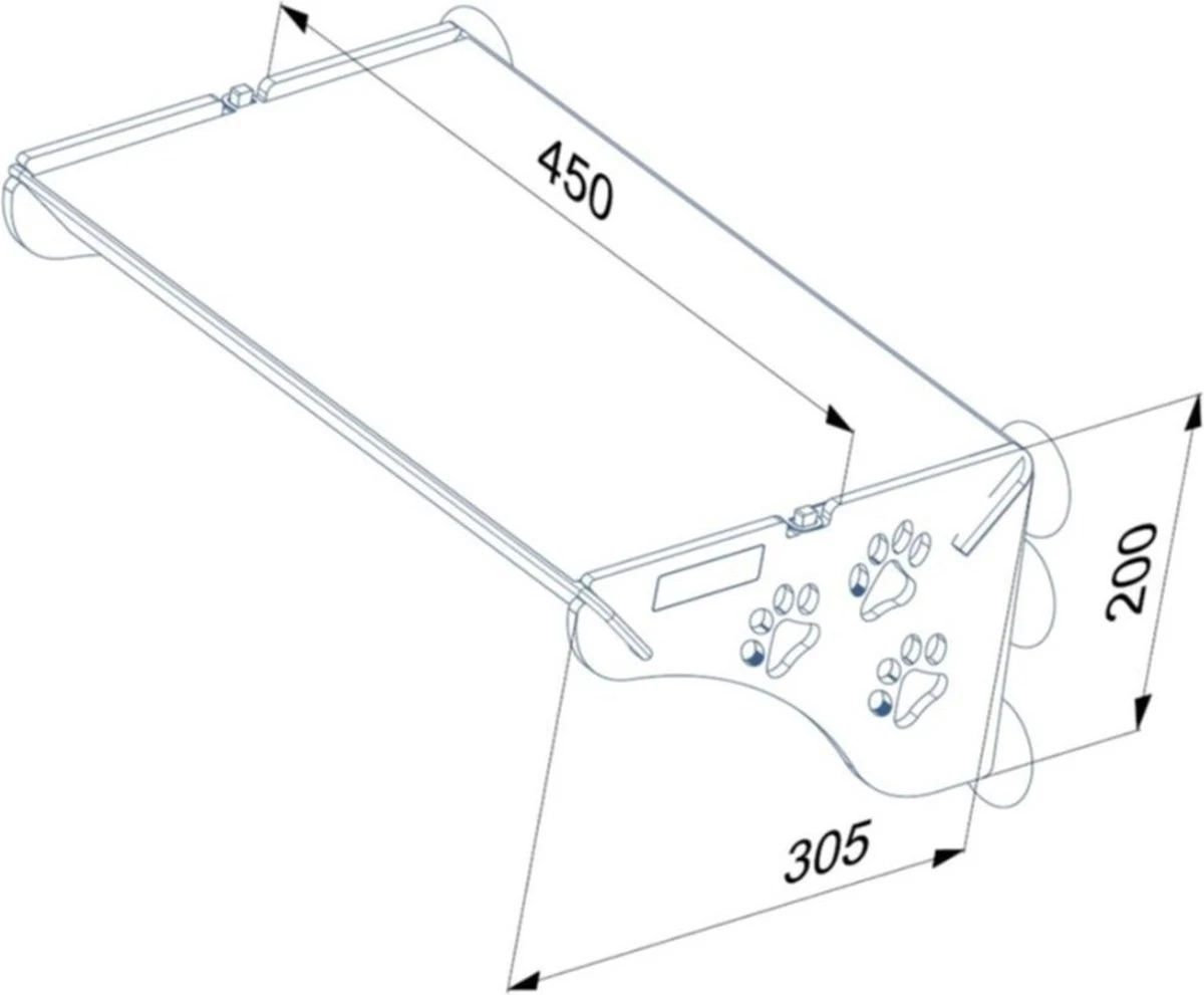 Merkloos Arnillo - Kattenhangmat - Kattenhangmat Raam - Kattenmand - Kattenbed - Kattenbed Raam - Kat Decoratie - Houten Kattenhangmat 5 Merkloos Arnillo - Kattenhangmat - Kattenhangmat Raam - Kattenmand - Kattenbed - Kattenbed Raam - Kat Decoratie - Houten Kattenhangmat - Afbeelding 5