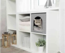 Trixie Kattenmand Iglo Ella Grijs - 33X33X37 CM -Merkloos Winkel 1200x995 2