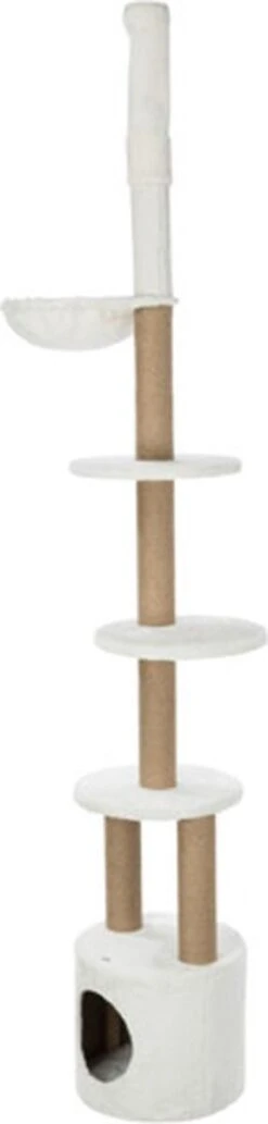 TRIXIE Kattenkrabpaal Aurelio 220-250 Cm Wit En Bruin -Merkloos Winkel 287x1200