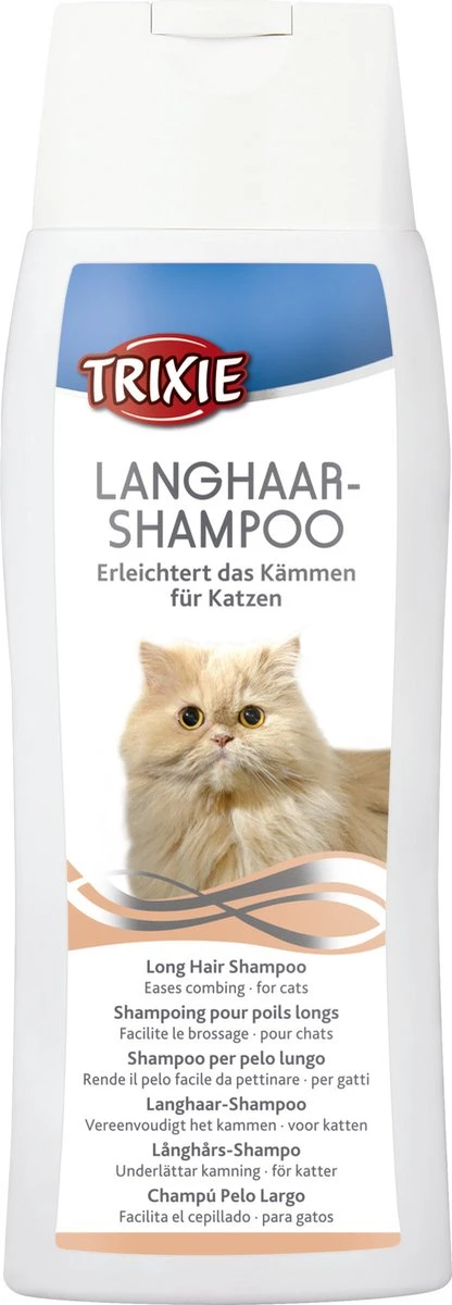 Kattenshampoo Langhaar - Trixie - Shampoo Kat - 250 Ml - Tegen Klitten - Geurende Shampoo 1 Kattenshampoo Langhaar - Trixie - Shampoo Kat - 250 Ml - Tegen Klitten - Geurende Shampoo