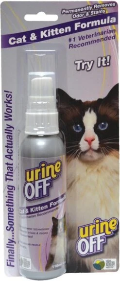 Urine Off - Geur En Vlekverwijderaar Voor Kitten En Kat Urine 118 Ml -Merkloos Winkel 516x1200