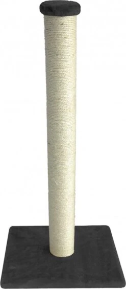 Trixie Ebi Classic Eco Highpost - Krabpaal - Zwart - 40 X 40 X 90 Cm