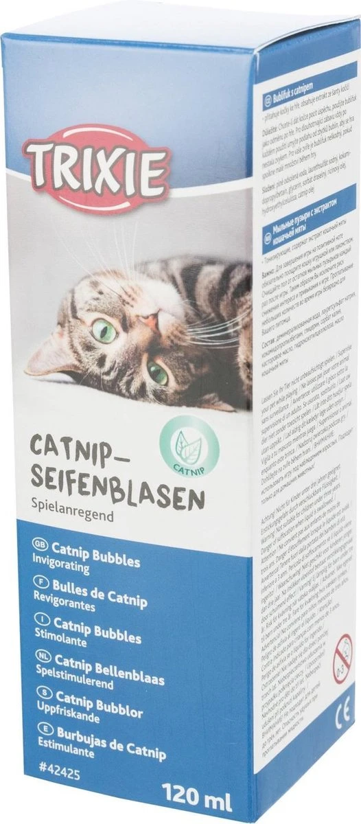 Trixie Bellenblaas Catnip 120 Ml 2 Trixie Bellenblaas Catnip 120 Ml - Afbeelding 2