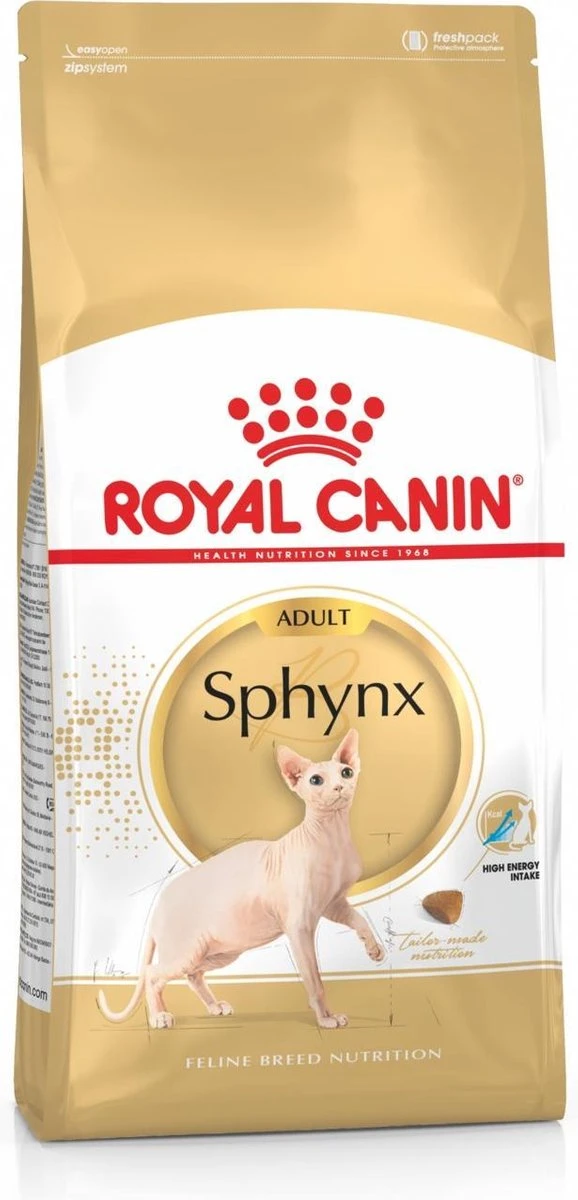 Royal Canin Sphynx Adult - Kattenvoer - 10 Kg 1 Royal Canin Sphynx Adult - Kattenvoer - 10 Kg