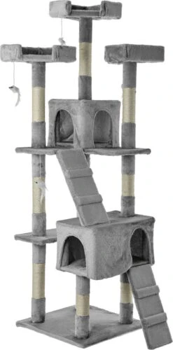 Krabpaal XXL Voor Kat -170 Cm -Grijs - Kattenboom Voor Grote Katten - Kattenhuis Van Sisal - XXL Klimpaal Voor Meerdere Katten 11 Krabpaal XXL Voor Kat -170 Cm -Grijs - Kattenboom Voor Grote Katten - Kattenhuis Van Sisal - XXL Klimpaal Voor Meerdere Katten -Merkloos Winkel 593x1200 1