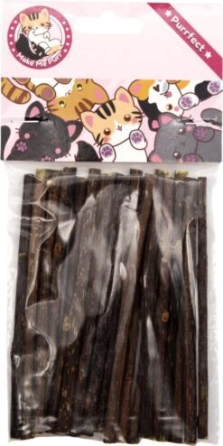 Make Me Purr Matatabi Sticks (20 Stuks) - Silver Vine Kattenkruid Stokjes - Catnip Effect Kauwstokjes - Kattensnack Kattensnoepjes - Kattenspeelgoed Kattenspeeltjes -Merkloos Winkel 600x1200