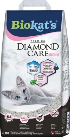 Biokat's Diamond Care Fresh - 10 L - Kattenbakvulling - Klontvormend - Babypoeder Geur - Aktieve Kool 11 Biokat's Diamond Care Fresh - 10 L - Kattenbakvulling - Klontvormend - Babypoeder Geur - Aktieve Kool -Merkloos Winkel 614x1200