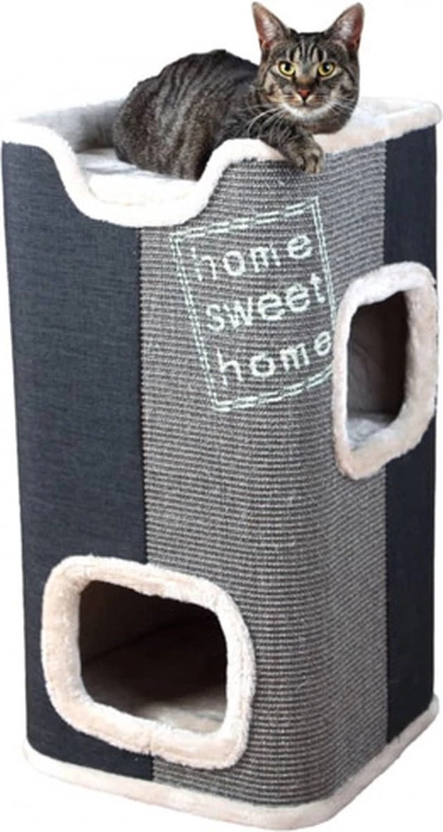 Trixie Krabton Jorge Antraciet / Grijs / Lichtgrijs (40X40X78 CM) 2 Trixie Krabton Jorge Antraciet / Grijs / Lichtgrijs (40X40X78 CM) - Afbeelding 2