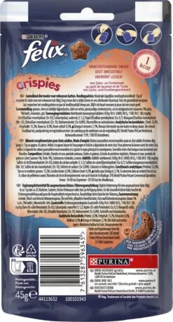 Felix Crispies - Kattensnacks Zalm & Forel - 8 X 45g -Merkloos Winkel 646x1200 4